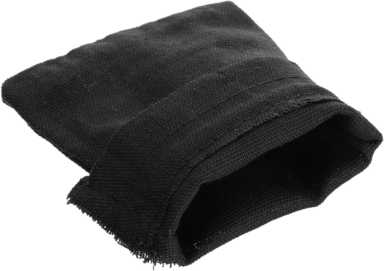 PATIKIL 6"x4" Coin Money Sacks Bag, 20 Pack Bank Deposit Change Transit Bags Cash Bag with Drawstring Currency Bags Gift Bag Style 4, Black