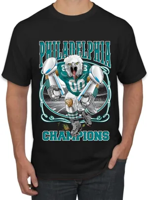 Philly PA Fan | PHI Phila Fantasy Football Sports Men's T-Shirt
