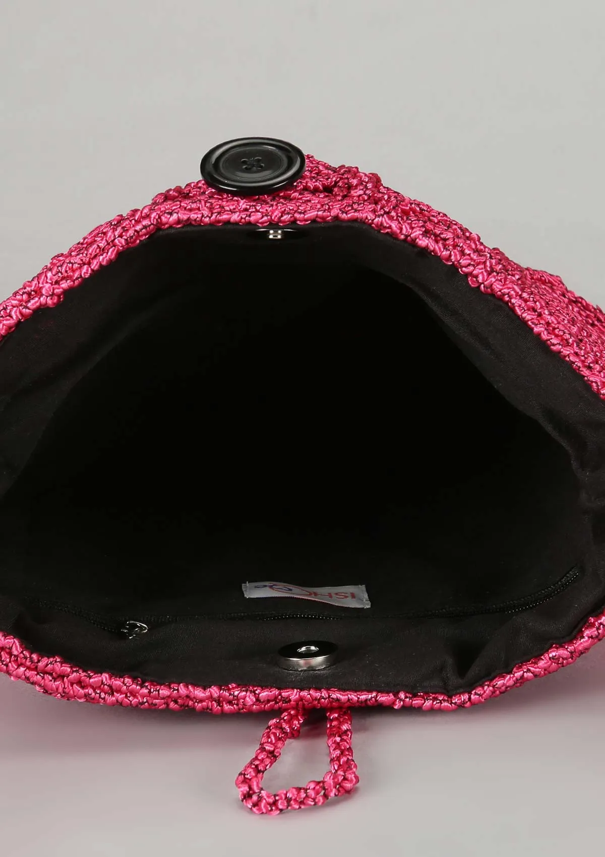 Pink Malai Dori Crochet Bag