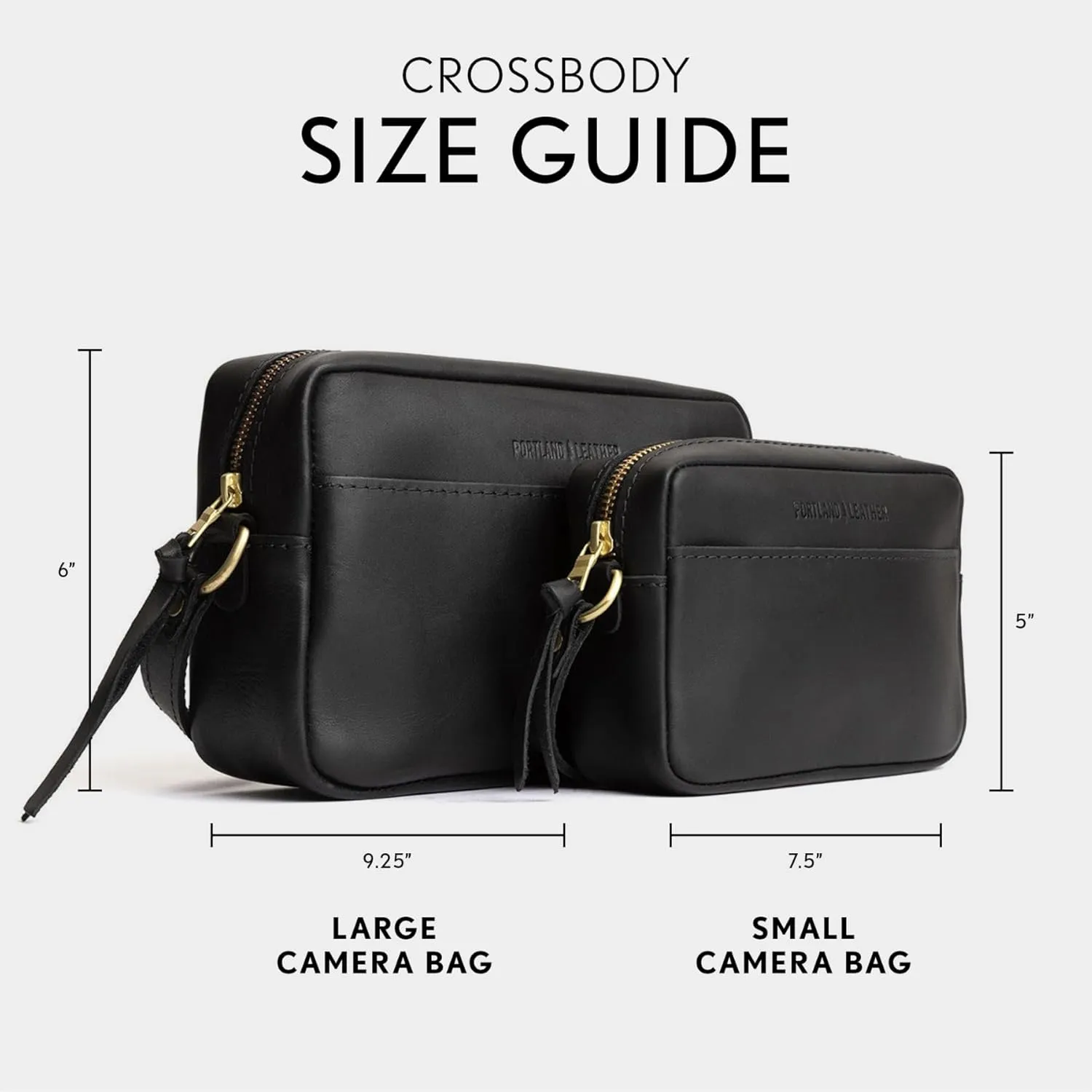 Portland Leather Goods Large Camera Bag Purse for Women – Handmade from the Finest Full-Grain Hides