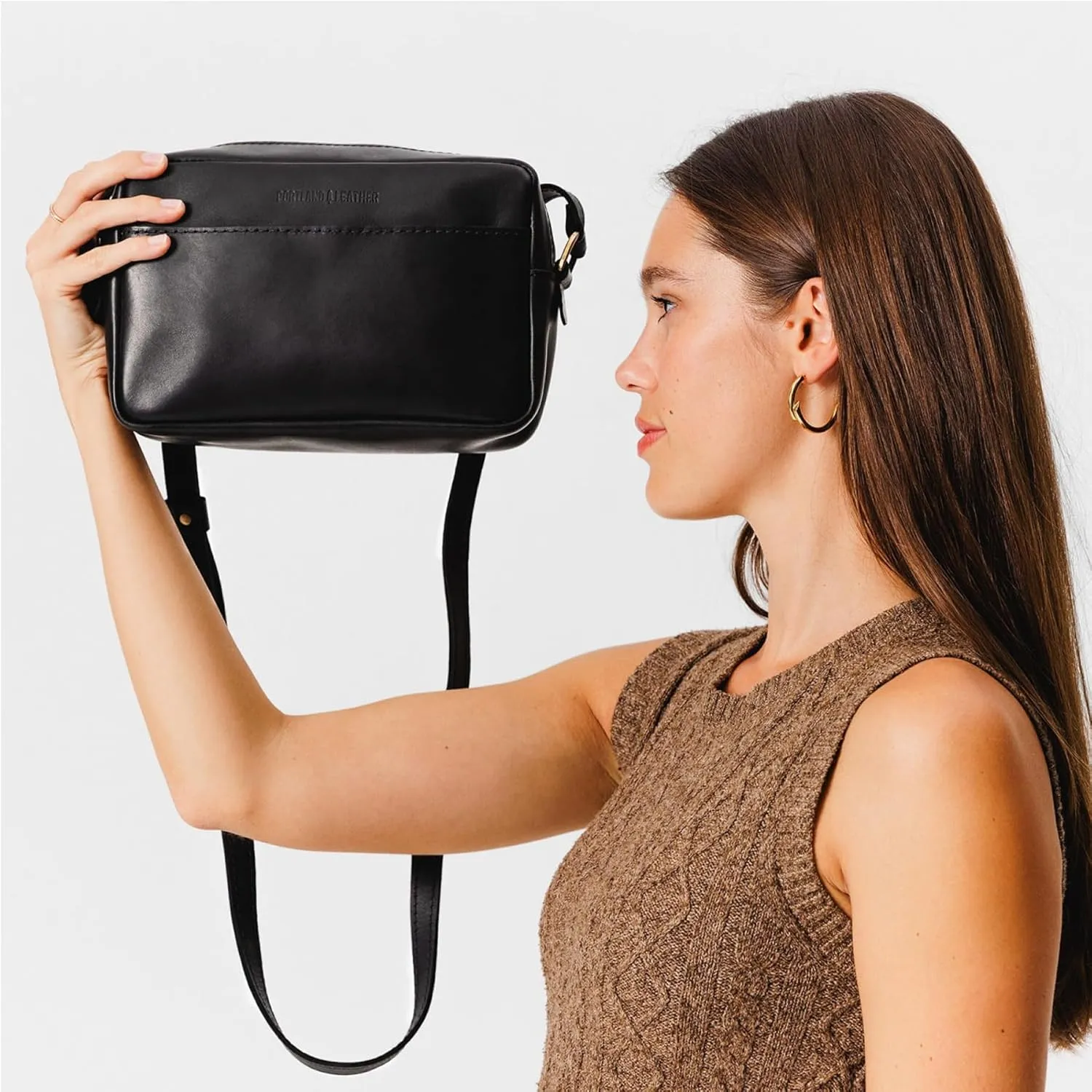 Portland Leather Goods Large Camera Bag Purse for Women – Handmade from the Finest Full-Grain Hides