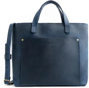 Portland Leather Goods Medium Crossbody Zipper Tote for Women – Handmade from the Finest Full-Grain Hides