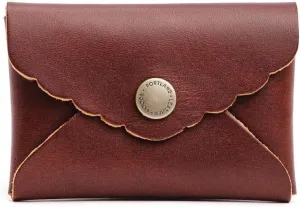 Portland Leather Goods Mini Daisy Wallet for Women – Handmade from the Finest Full-Grain Hides – Features Envelope Design with Snap Closure – Cognac
