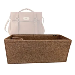 Premium Bag Organizer for Mulberry Oversized Alexa Insert (Handmade/20 Color Options) [Purse Organiser, Liner, Insert, Shaper]