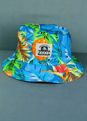 Print Bucket Hat - Sky Blue