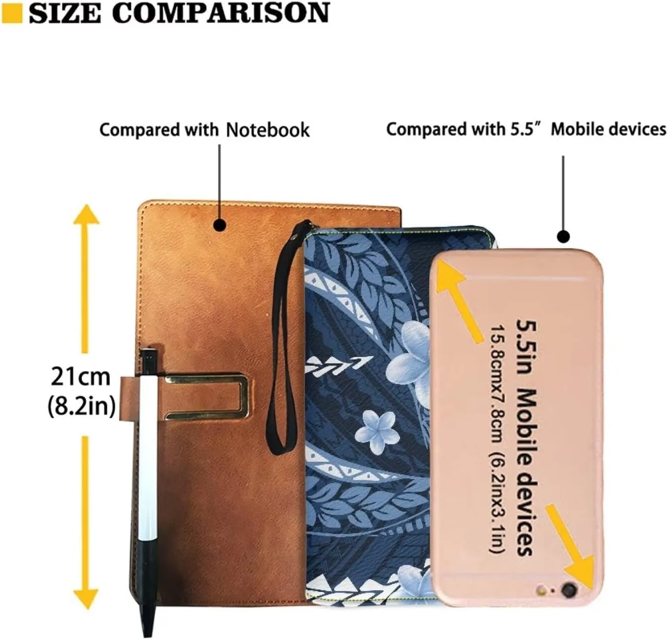 PU Leather Purse Samoan Polynesian Tribal Large Capacity Tote Bag Shoulder Bags Wallet Set 2pcs Shoulder Bags