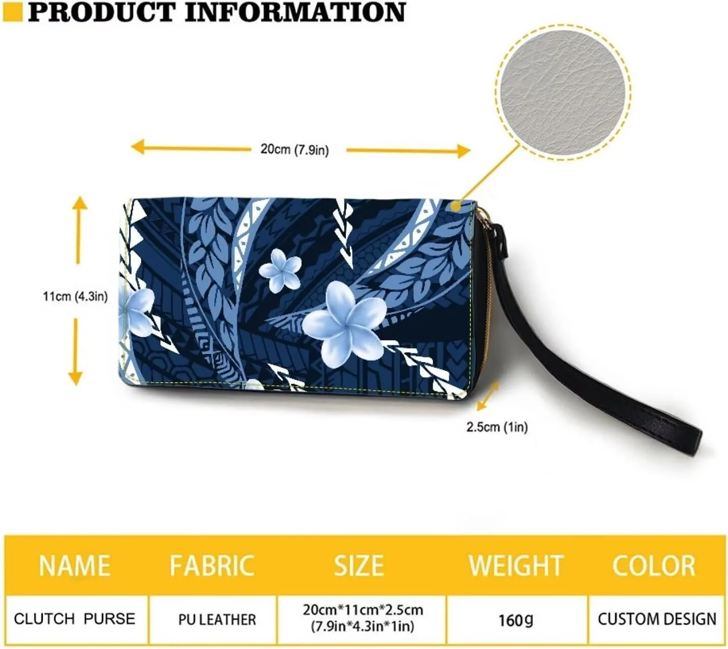 PU Leather Purse Samoan Polynesian Tribal Large Capacity Tote Bag Shoulder Bags Wallet Set 2pcs Shoulder Bags