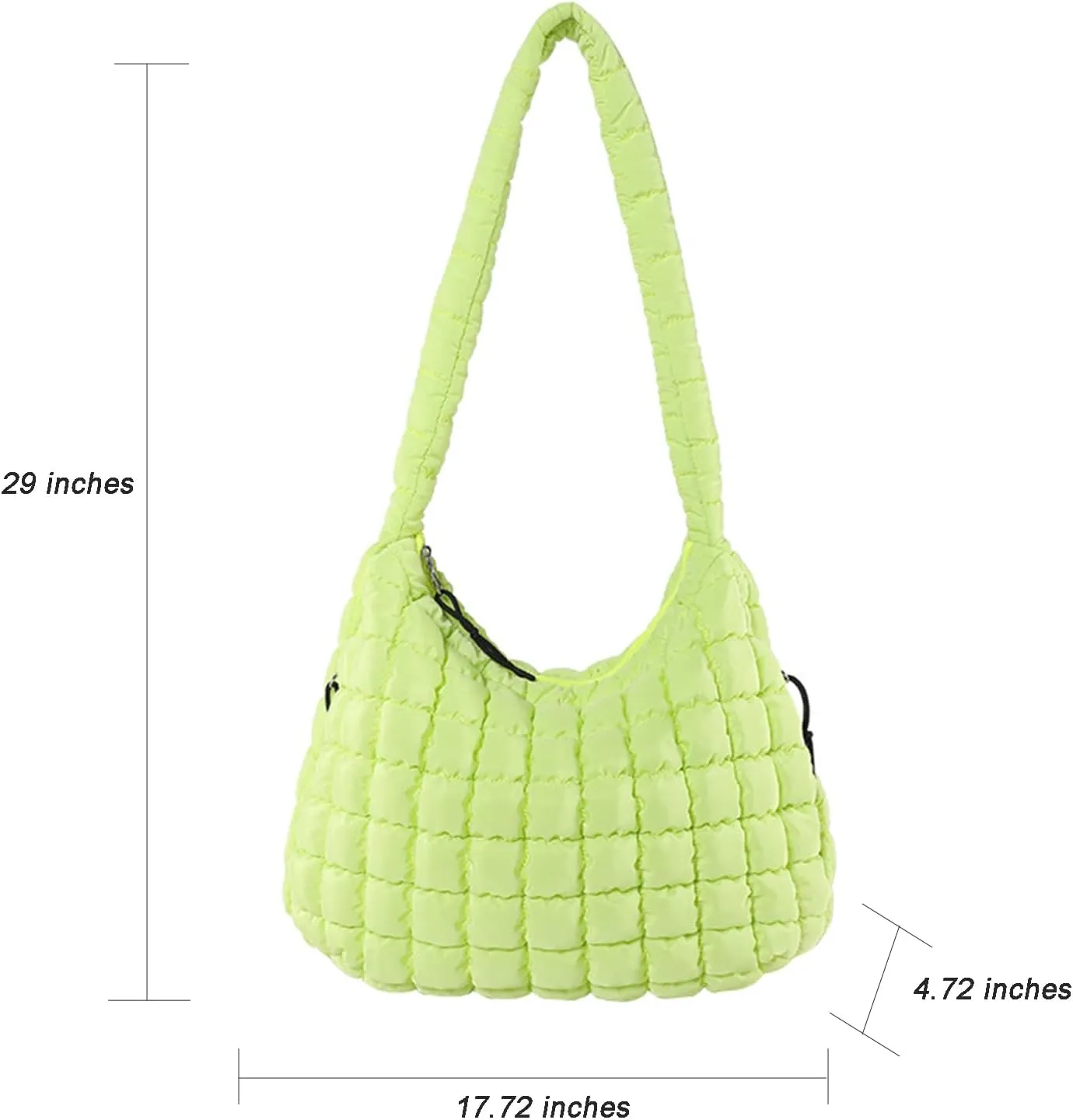 Puffy Tote Bag for Women Large Crossbody Quilted Puffer Carryall Bag Hobo Oversized Handbags