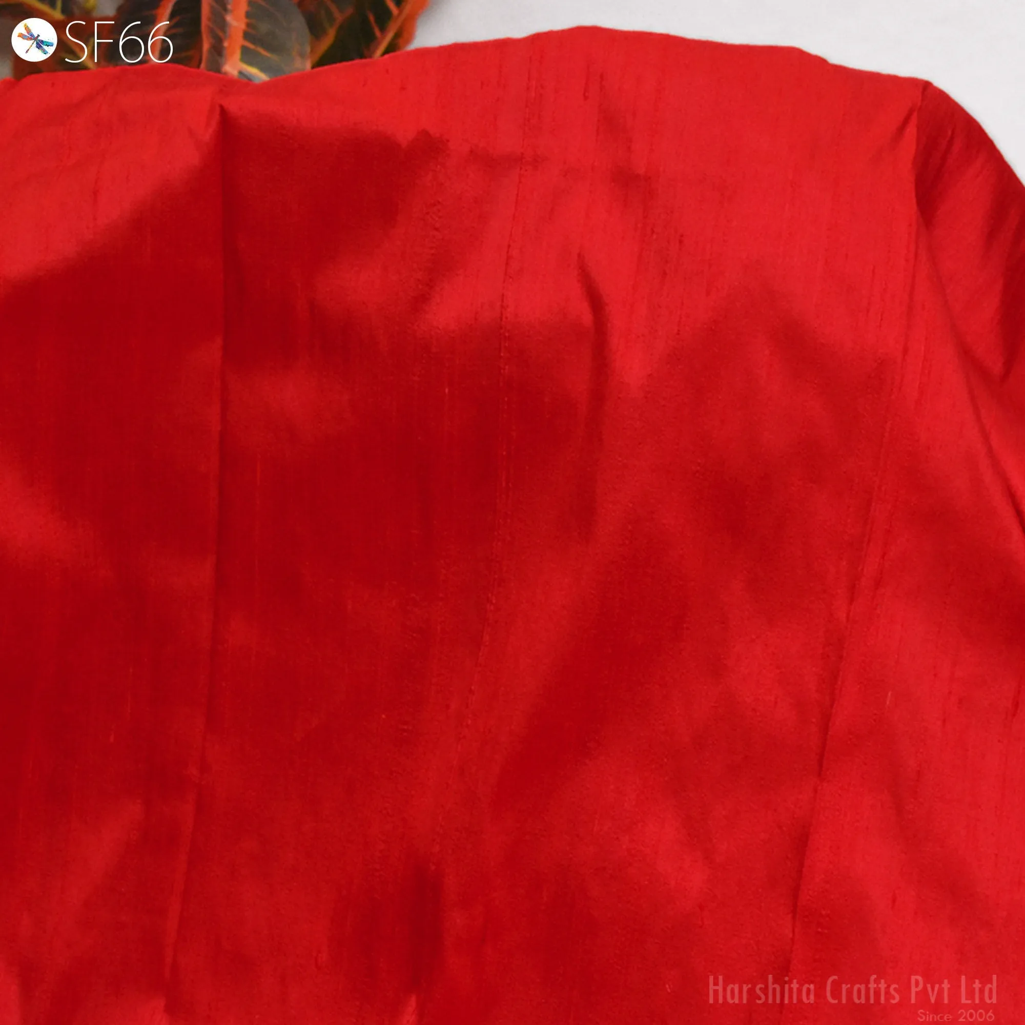 Pure Dupioni Silk Fabric by Yard Red Wedding Dress Bridesmaid Prom Dresses Indian Raw Silk Dupion Crafting Sewing Pillow Cushions