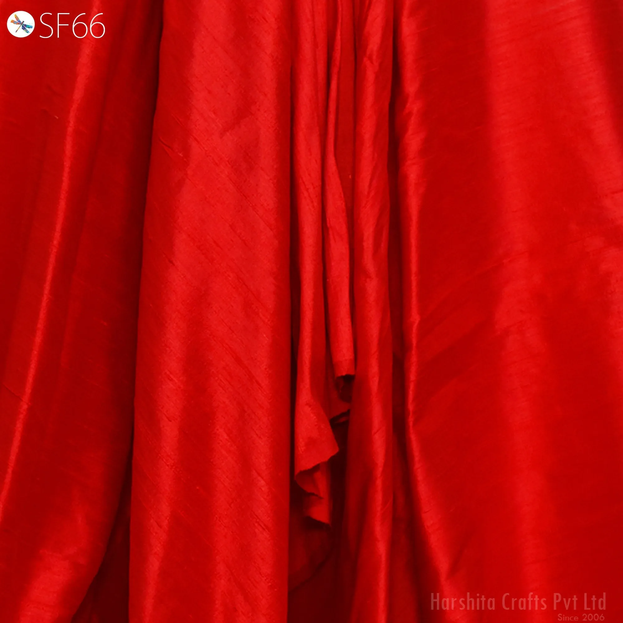 Pure Dupioni Silk Fabric by Yard Red Wedding Dress Bridesmaid Prom Dresses Indian Raw Silk Dupion Crafting Sewing Pillow Cushions
