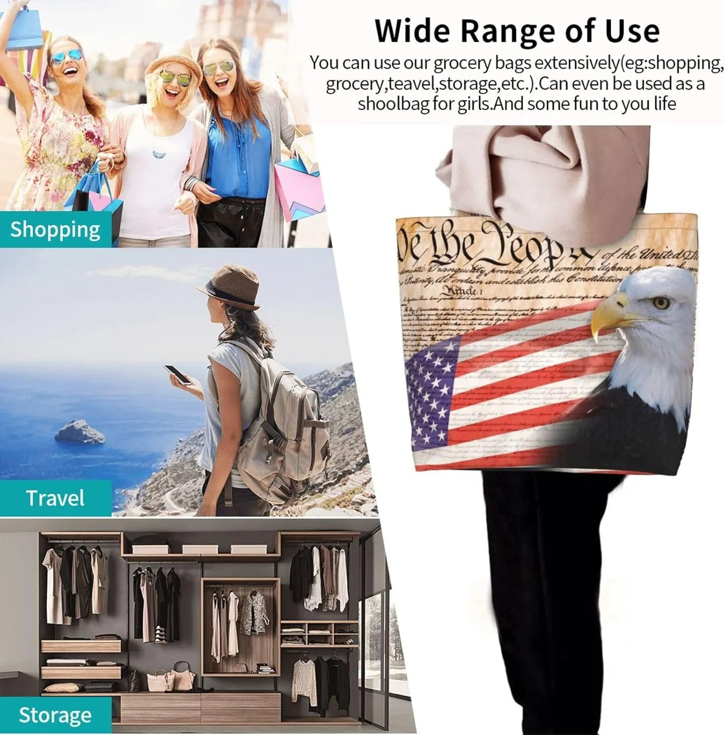Purple Green Fleur De Lis Tote Bag For Women, Shoulder Bags Big Reusable Grocery Handbag For Travel Gym Picnic