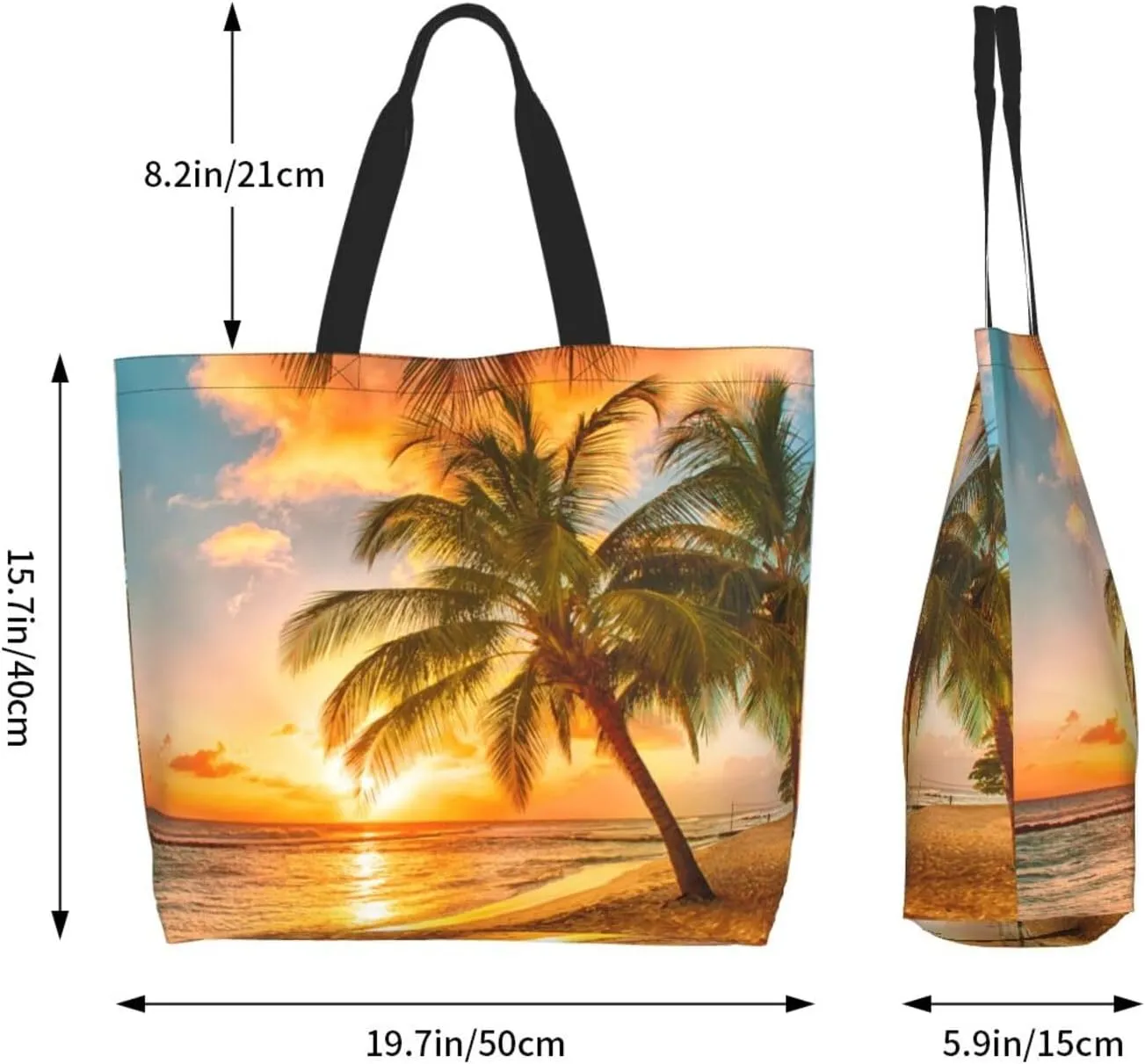 Purple Green Fleur De Lis Tote Bag For Women, Shoulder Bags Big Reusable Grocery Handbag For Travel Gym Picnic