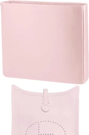 Purse Handbag Silky Organizer Insert Keep Bag Shape Fits Herme Evelyne Mini/29/33/40 bags, Luxury Handbag Tote Lightweight Sturdy(Evelyne 29,Pink)