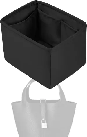 Purse Handbag Silky Organizer Insert Keep Bag Shape Fits Herme Picotin 14/18/22/26 bags, Luxury Handbag Tote