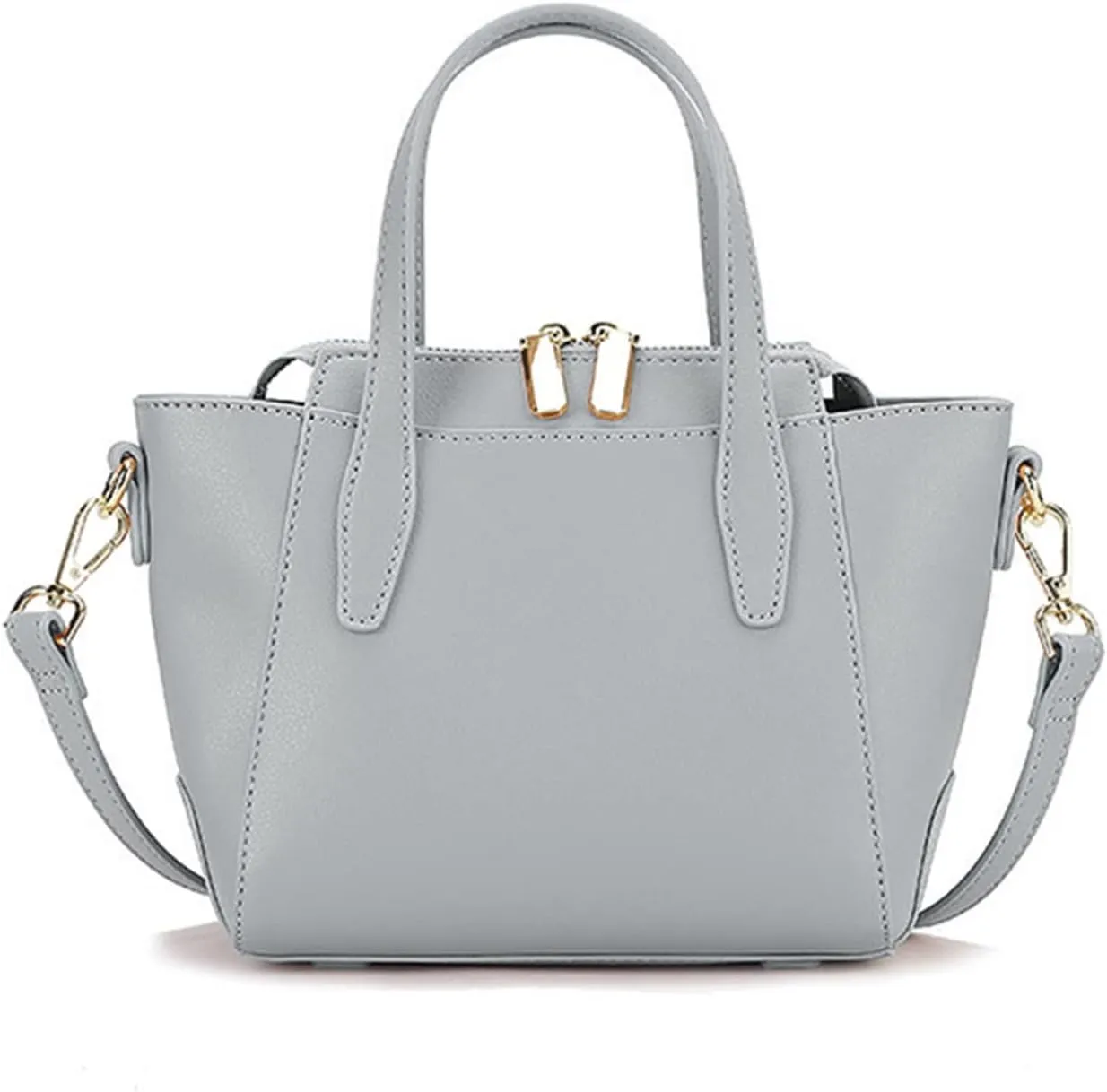 Purses and Handbags for Women Top Handle Satchel Genuine Leather Shoulder Bags Double Zip Tote Bags