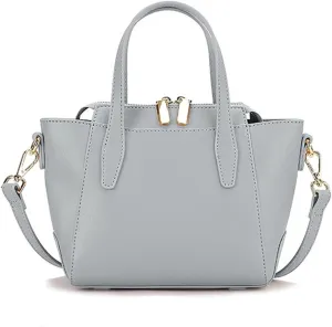 Purses and Handbags for Women Top Handle Satchel Genuine Leather Shoulder Bags Double Zip Tote Bags
