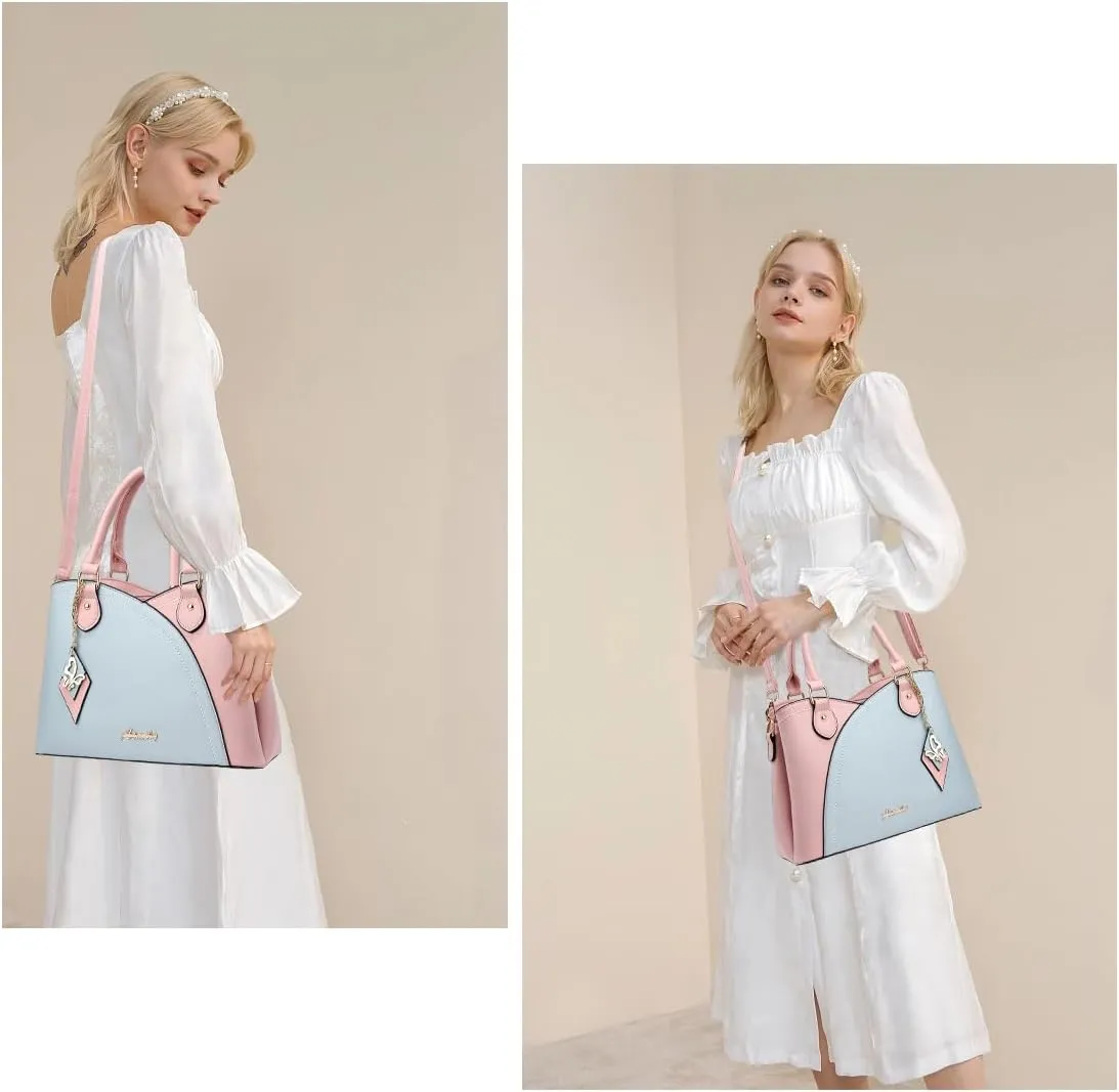Purses and Handbags for Women Tote PU Leather Ladies Satchel Top Handle Crossbody Shoulder Bag