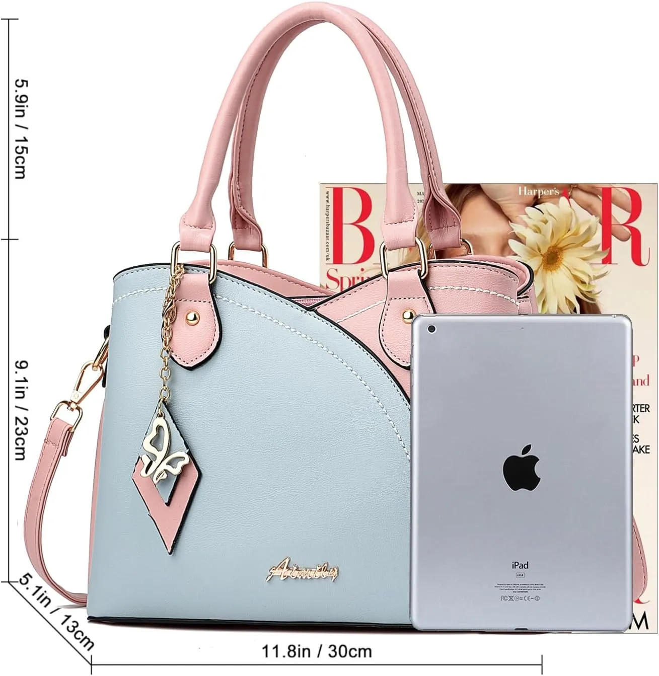 Purses and Handbags for Women Tote PU Leather Ladies Satchel Top Handle Crossbody Shoulder Bag