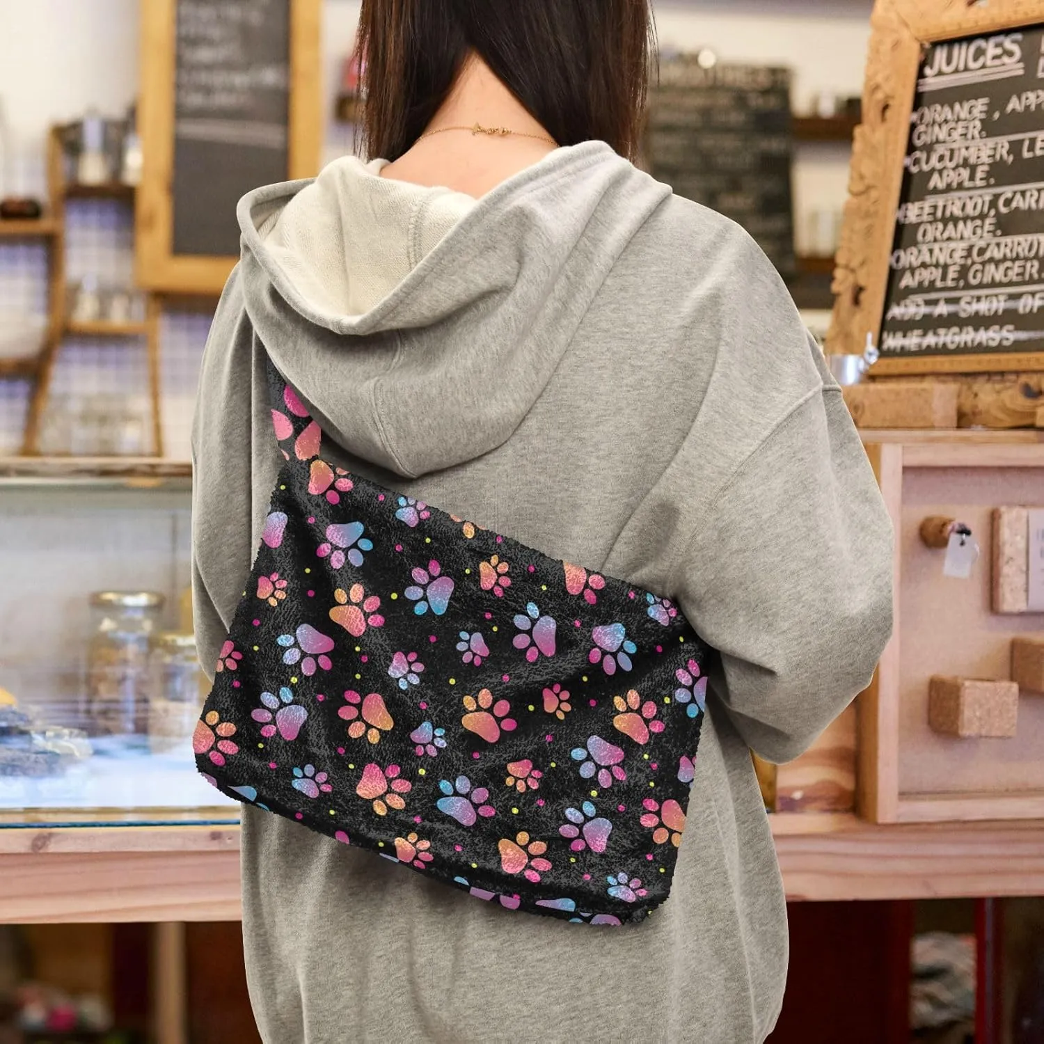 Rainbow Mushroom Stars Womens Handbags Shoulder Bag, Hand Bag for Ladies, Womens Outdoor Bag