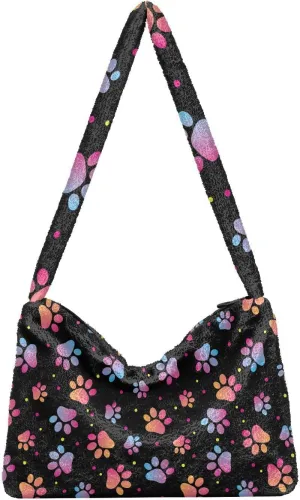 Rainbow Mushroom Stars Womens Handbags Shoulder Bag, Hand Bag for Ladies, Womens Outdoor Bag