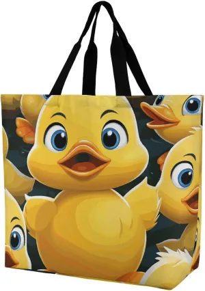 Red Eyed Tree Frog Tote Bags, Reusable Grocery Bags, Large Shopping Bag, Shoulder Bag for Women