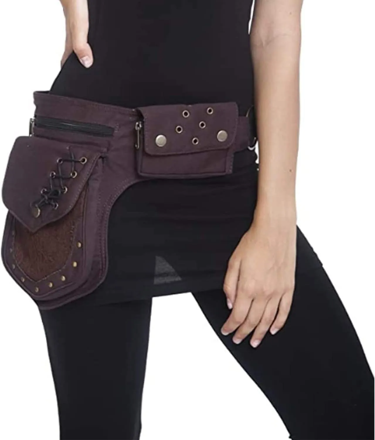 Renaissance Bag Ren Faire Accessories Festival Bag Fanny Pack for Women Thigh bag for Women Lace Waist Bag Utility Hip Belt Waist Bags Womens Renaissance Accessories