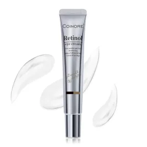 Retinol Under Eye Cream - Eye Cream for Dark Circles, Puffiness, Eye Bags, Wrinkles, Fine Lines, Crow’s Feet, Smooth, Repair the Eye Area, 0.59 Fl Oz