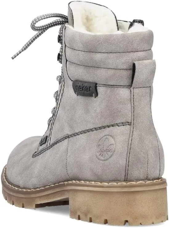 Rieker RiekerTEX Women's Lace-Up Ankle Boots Y9125 Water Resistant