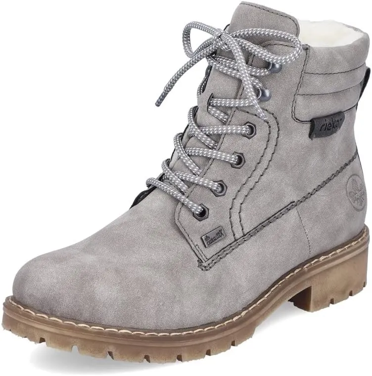 Rieker RiekerTEX Women's Lace-Up Ankle Boots Y9125 Water Resistant