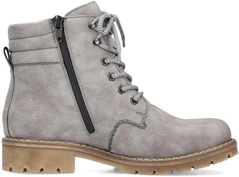 Rieker RiekerTEX Women's Lace-Up Ankle Boots Y9125 Water Resistant