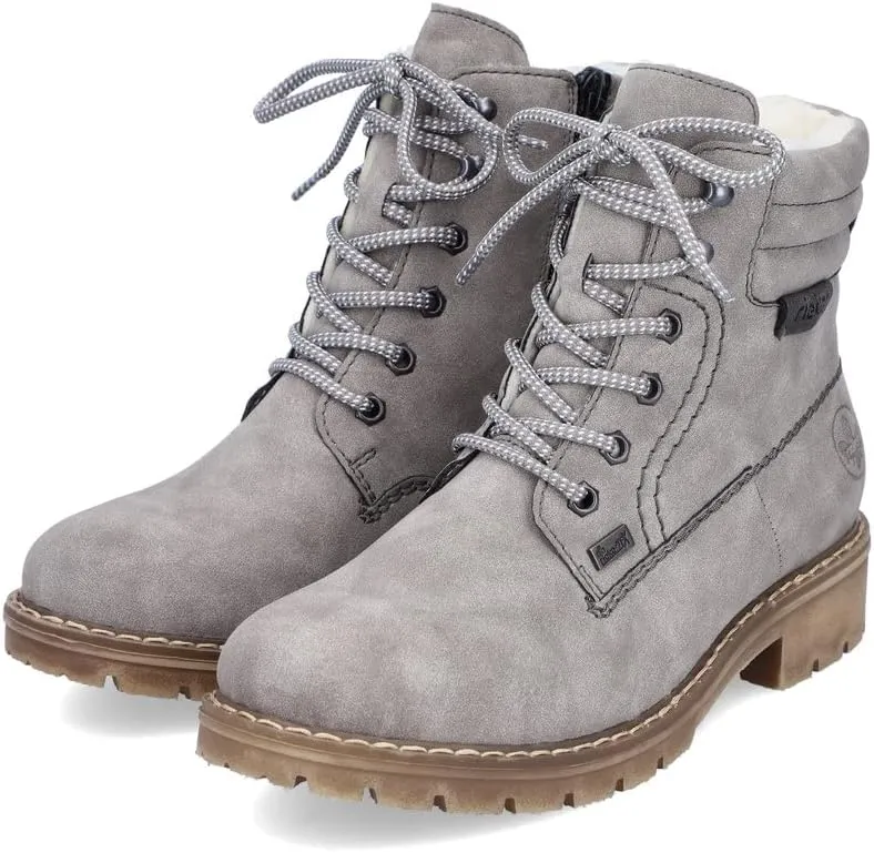 Rieker RiekerTEX Women's Lace-Up Ankle Boots Y9125 Water Resistant