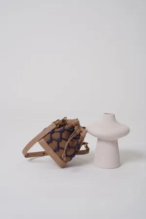 Romy Bucket Bag - Nude Navy