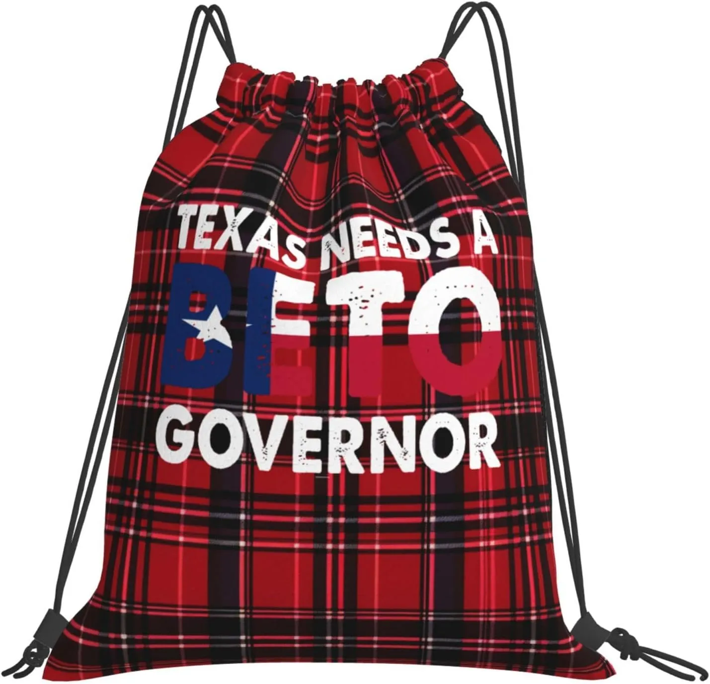 Rqwaaed Texas Needs A Beto Governor Versatile Drawstring Gym Bag Perfect Workouts Daily Essentials