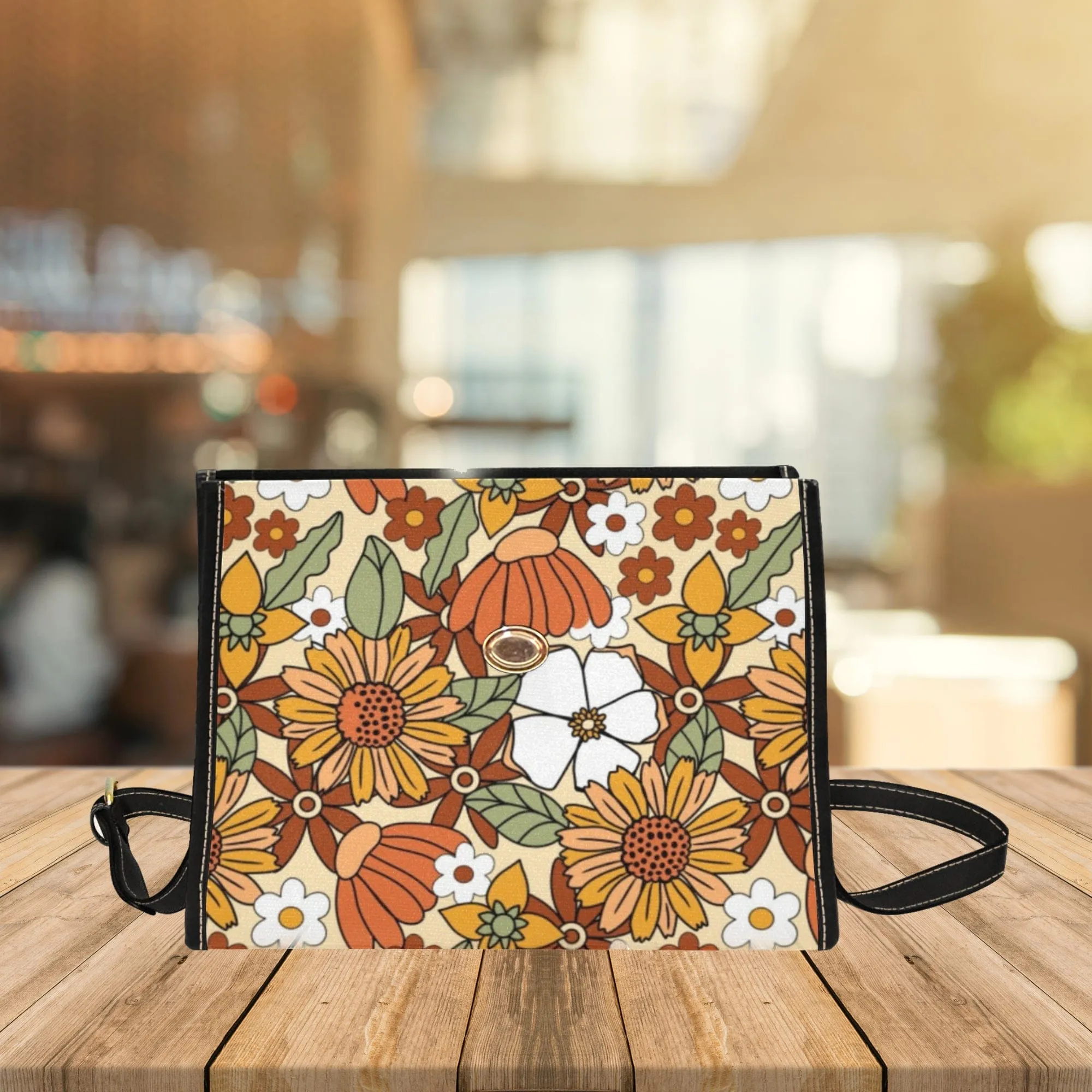 Rustic Blooms | Canvas Satchel Bag