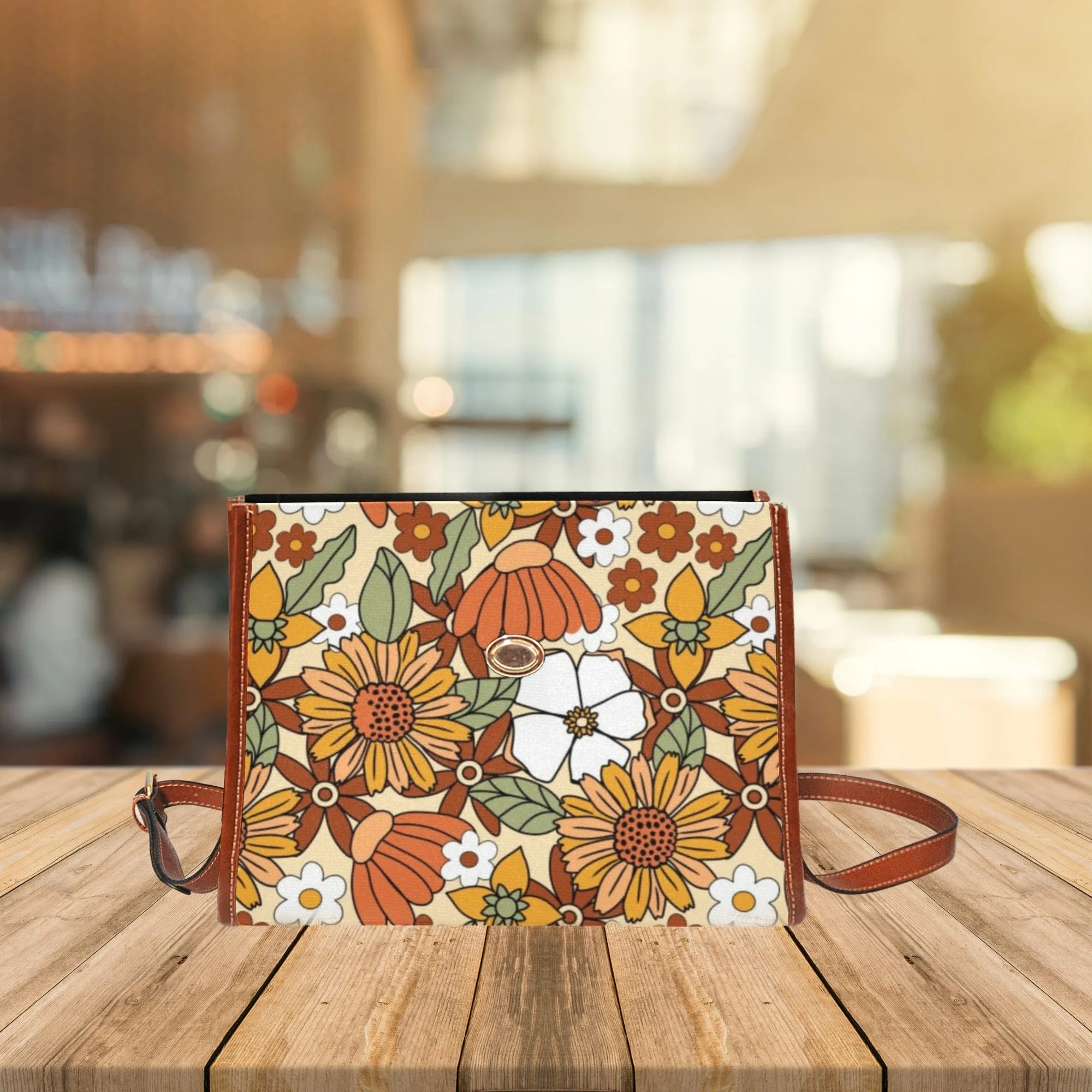 Rustic Blooms | Canvas Satchel Bag