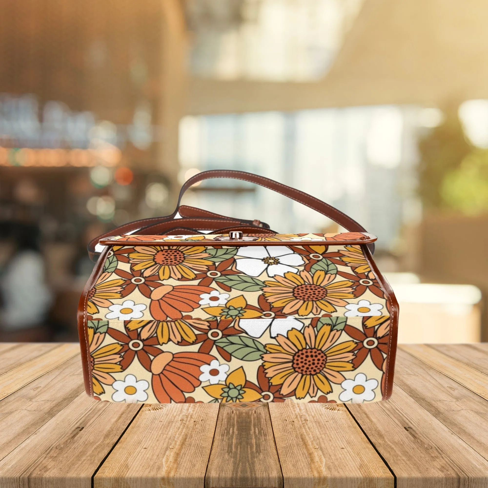 Rustic Blooms | Canvas Satchel Bag