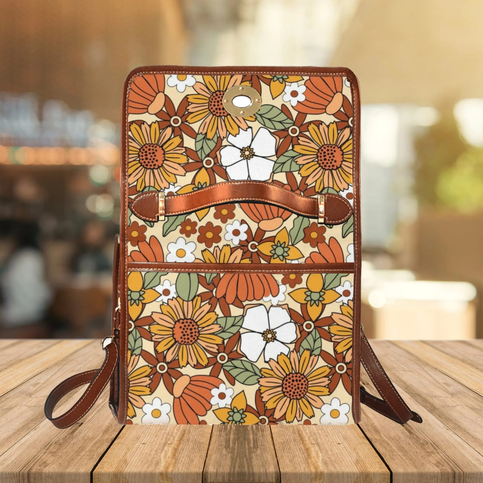 Rustic Blooms | Canvas Satchel Bag