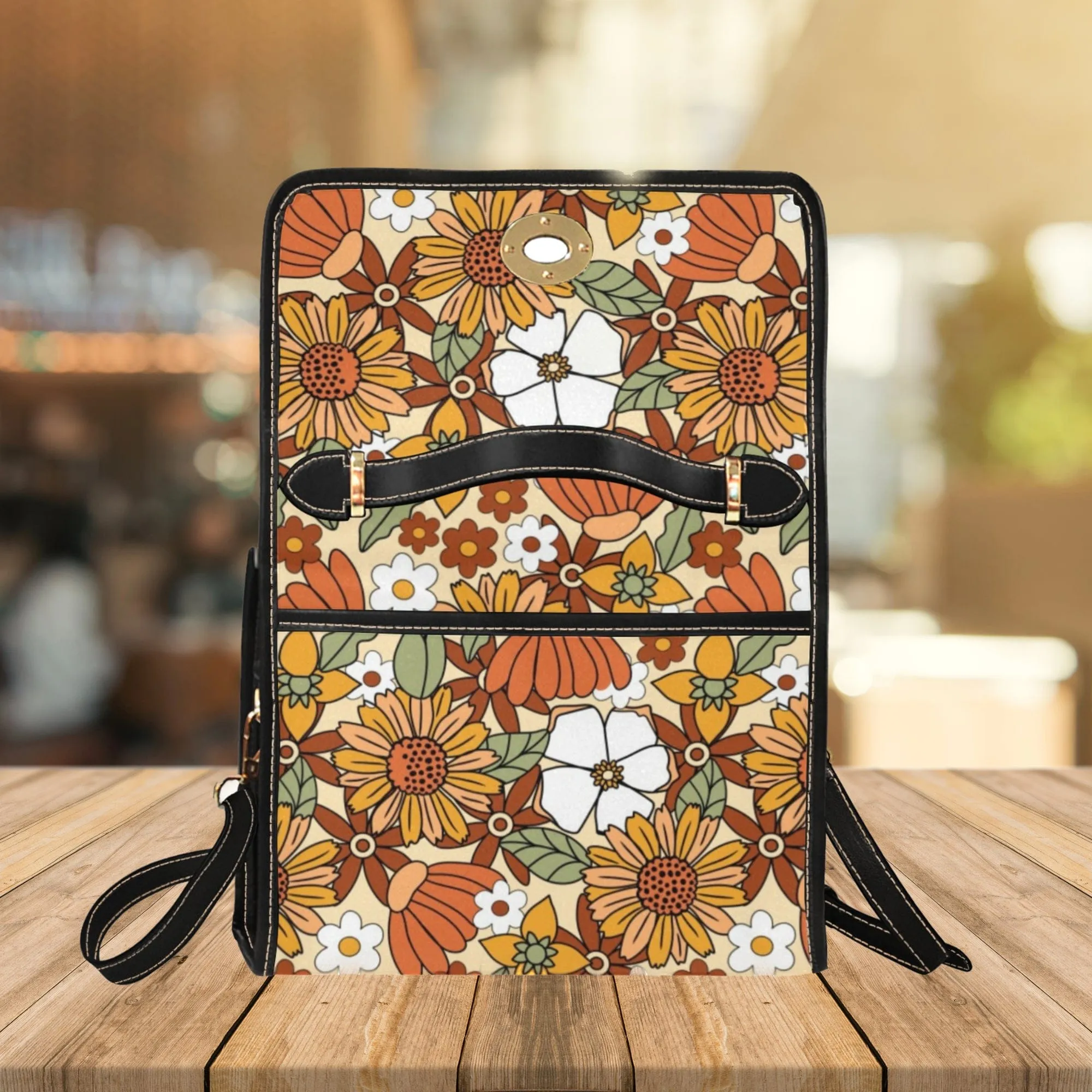 Rustic Blooms | Canvas Satchel Bag