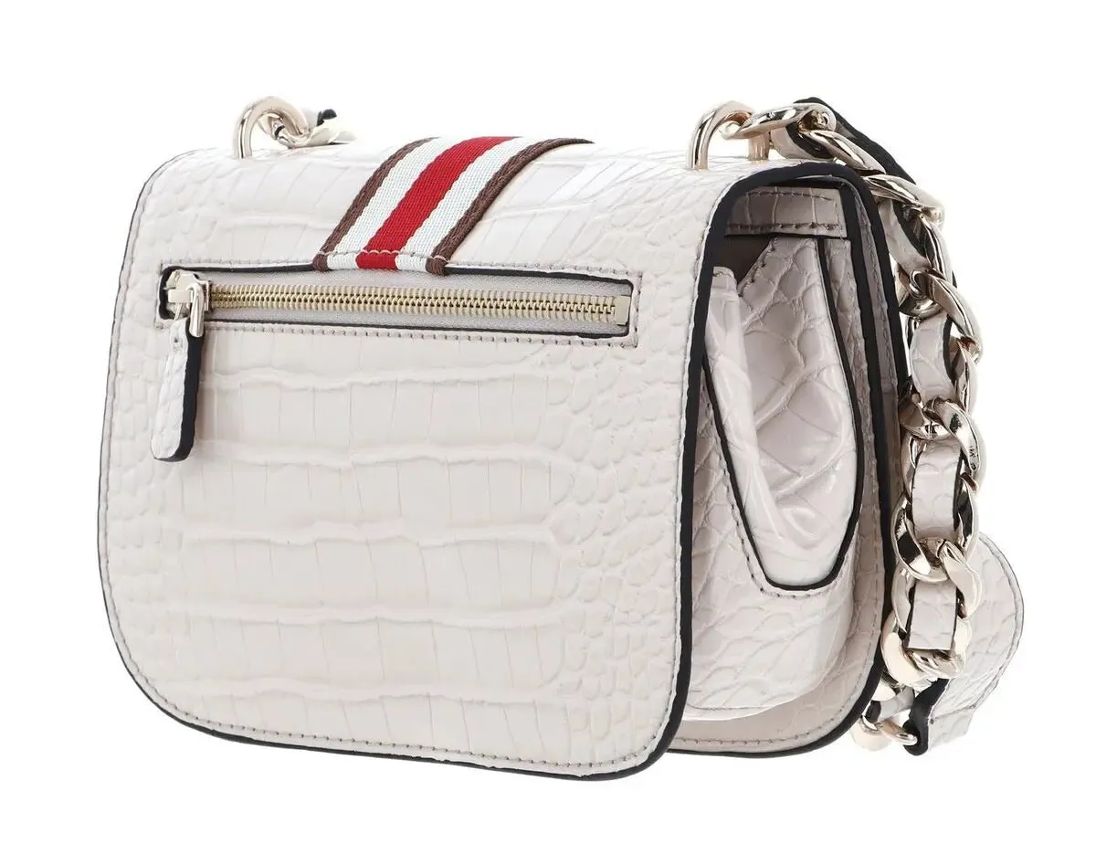 Sac Bandoulière Guess Nelka Box Satchel Stone CG93720