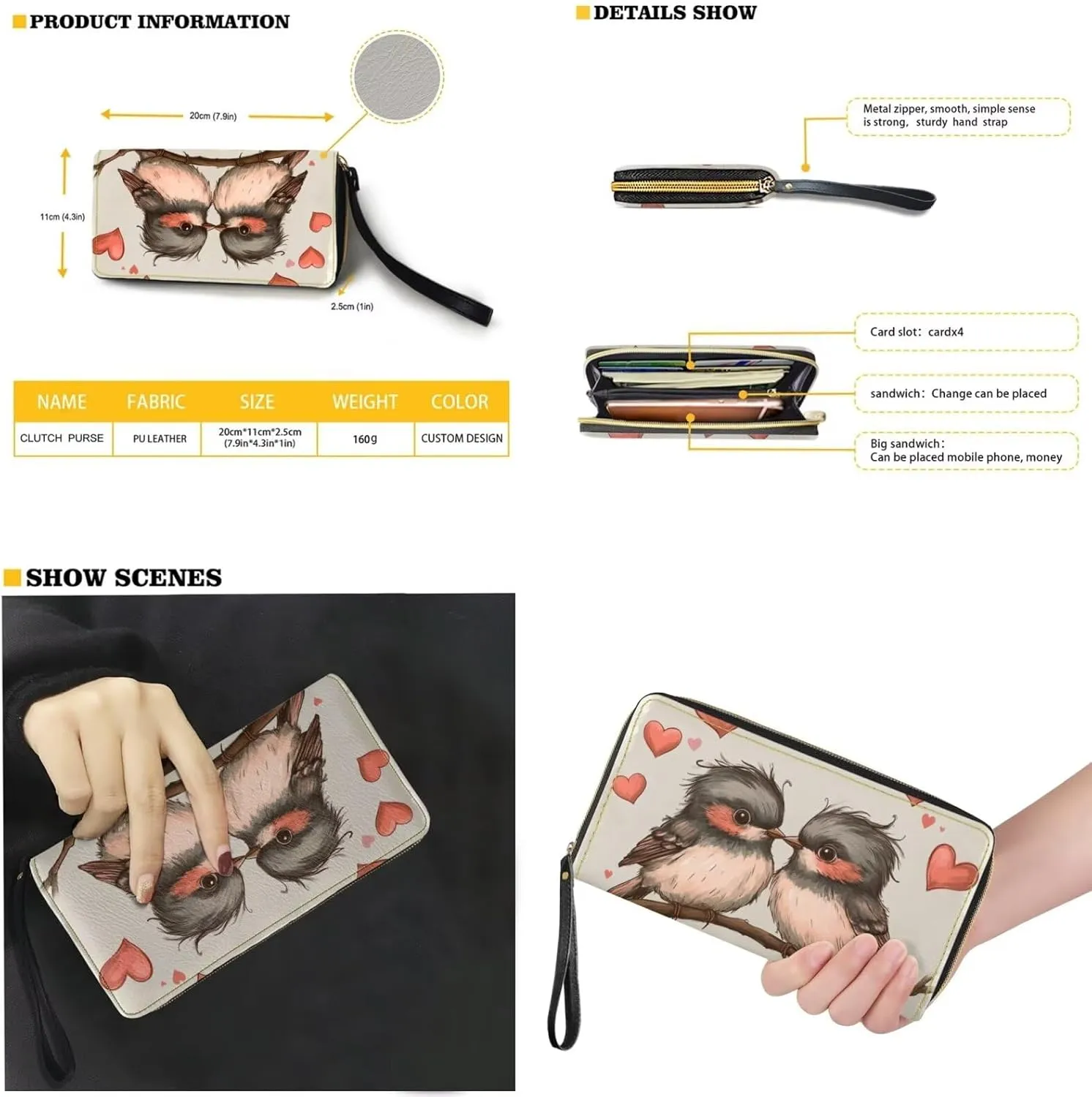 Saddle Bag Women Shoulder Bag Wrist Belt Wallet Leather Satchel Bags