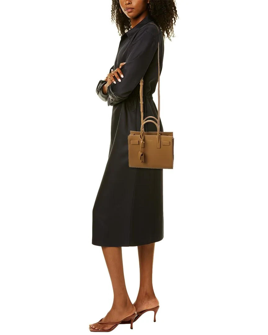 Saint Laurent Nano Sac De Jour Leather Satchel