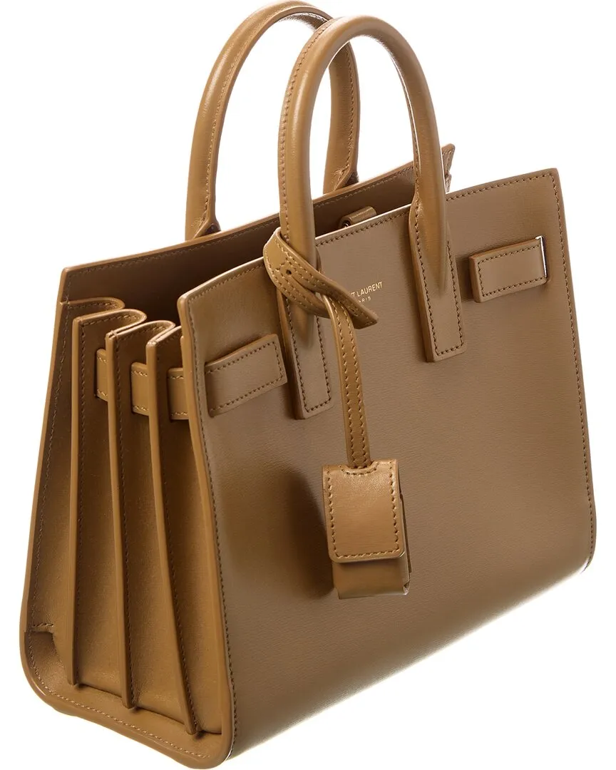 Saint Laurent Nano Sac De Jour Leather Satchel