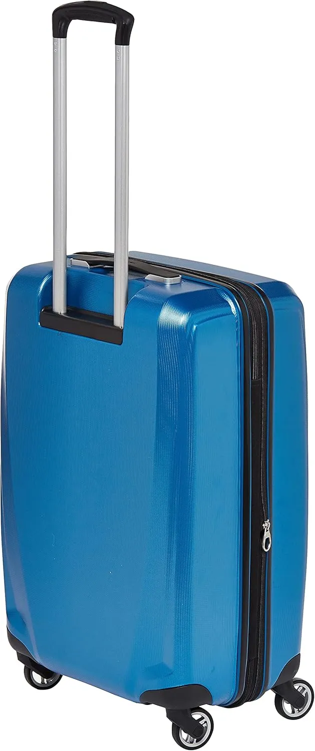 Samsonite Winfield 3 DLX Hardside Expandable Luggage with Spinners, Blue/Navy, 3-Piece Set (20/25/28)