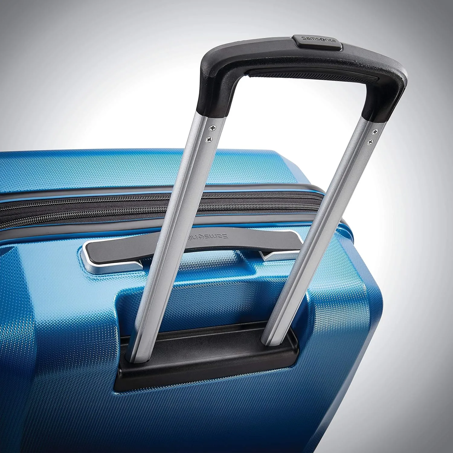 Samsonite Winfield 3 DLX Hardside Expandable Luggage with Spinners, Blue/Navy, 3-Piece Set (20/25/28)