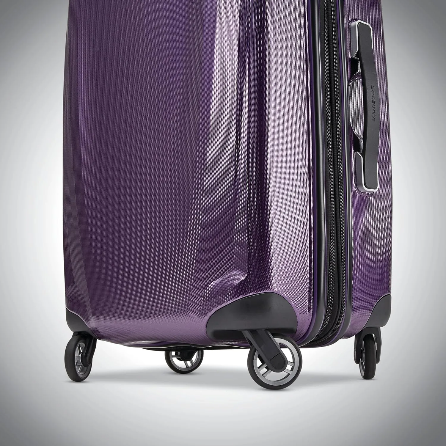 Samsonite Winfield 3 DLX Hardside Expandable Luggage with Spinners, Purple, 2-Piece Set (20/25)
