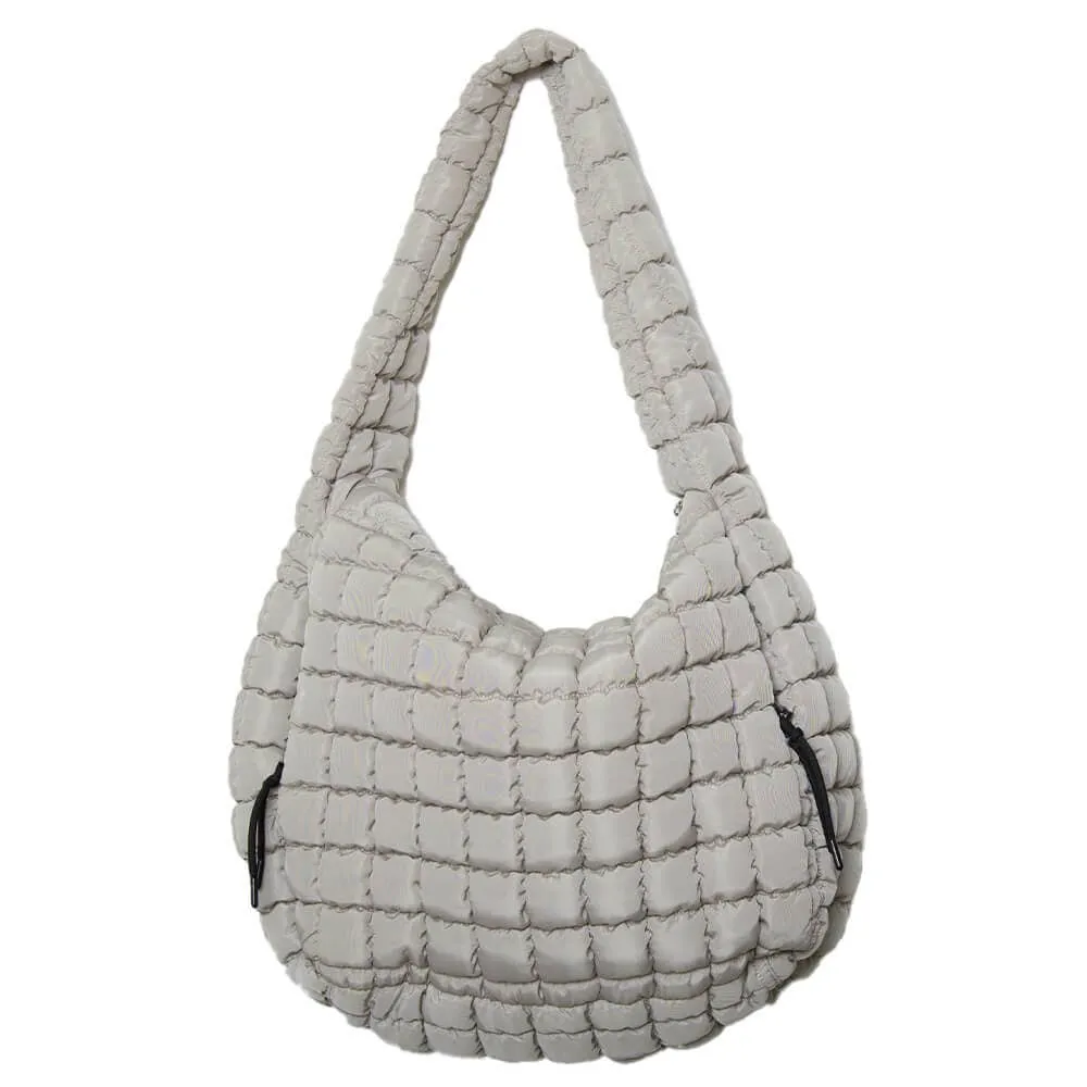 Sand Oversized Hobo Bag: Sand