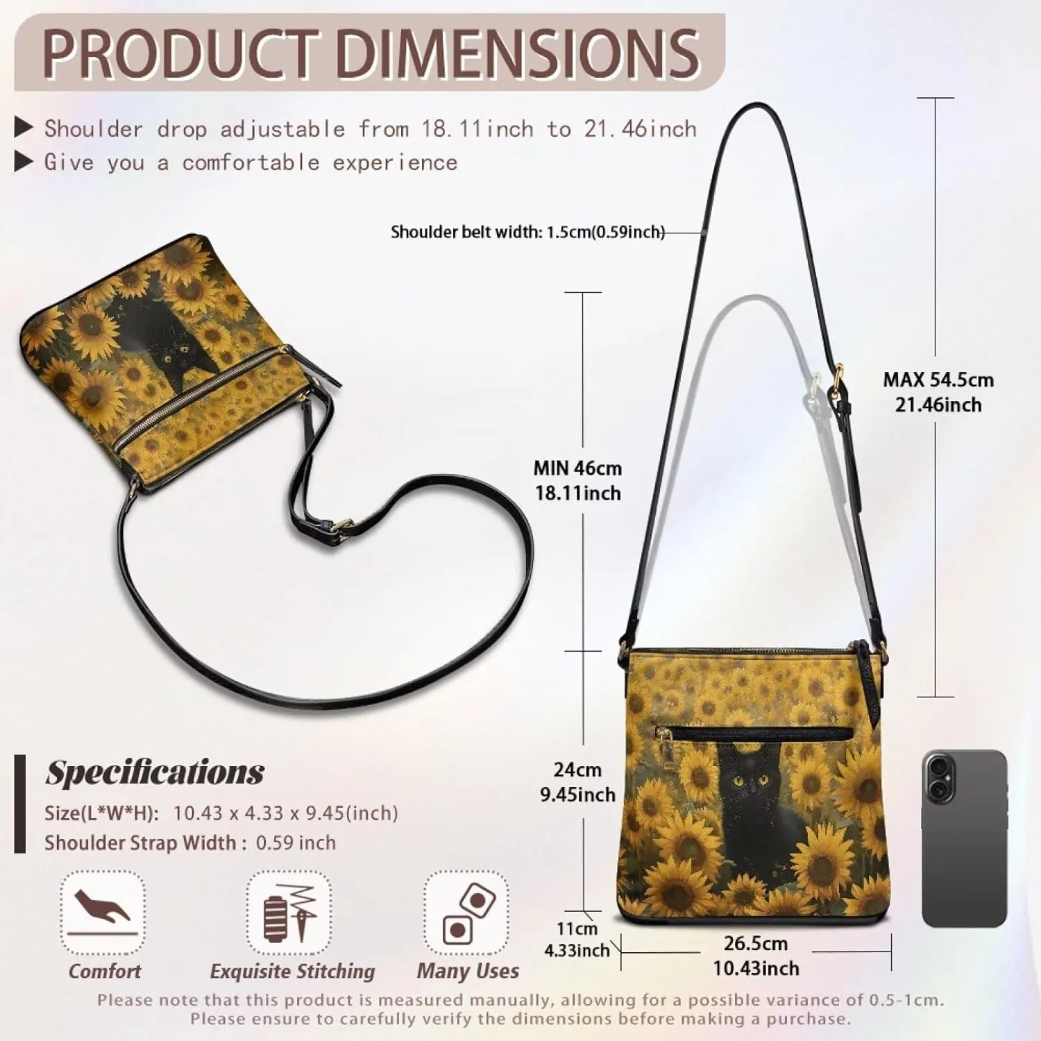 Satchel Purses for Women Crossbody Waterproof Leather Bags Women Business Office Work Bag with Shoulder Strap