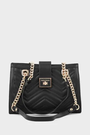 Satchel Shoulder Bags B15118-Black