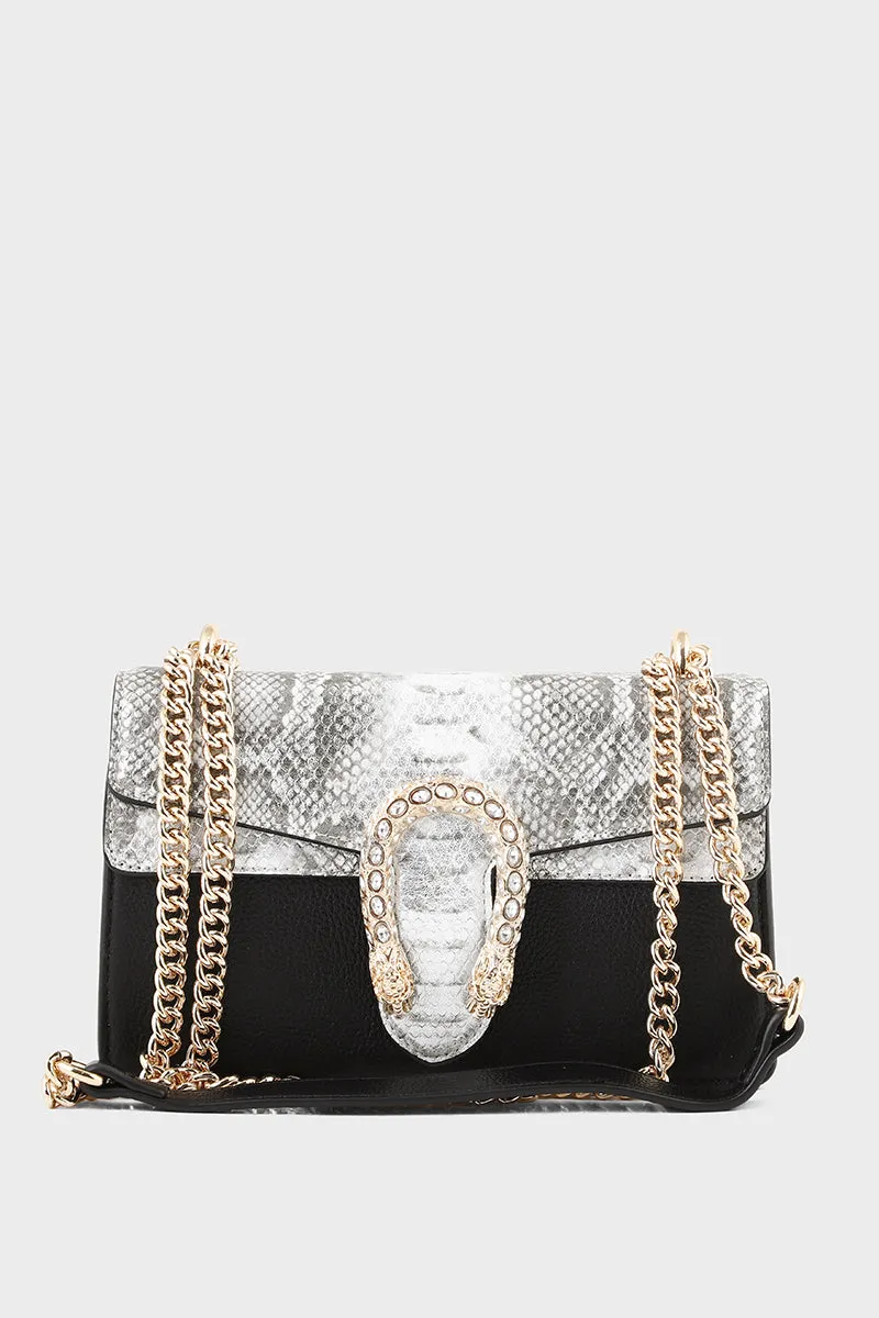 Satchel Shoulder Bags B15120-Black