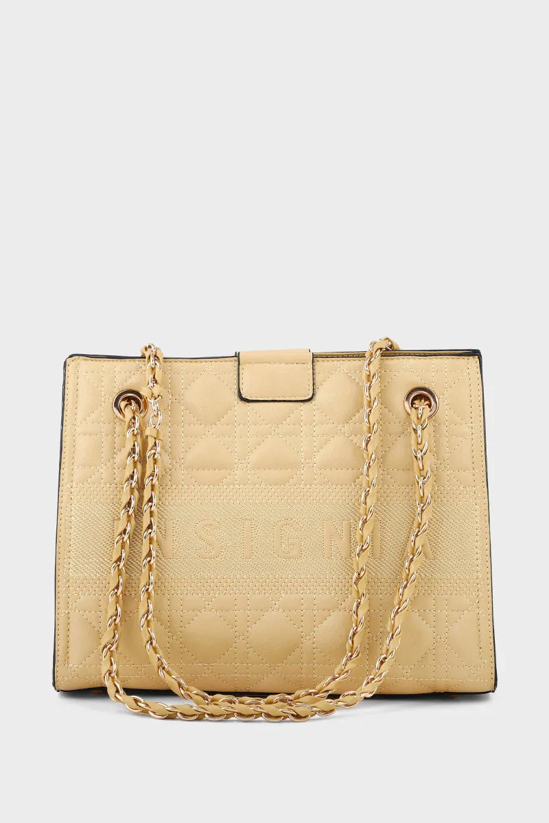 Satchel Shoulder Bags B15121-Yellow